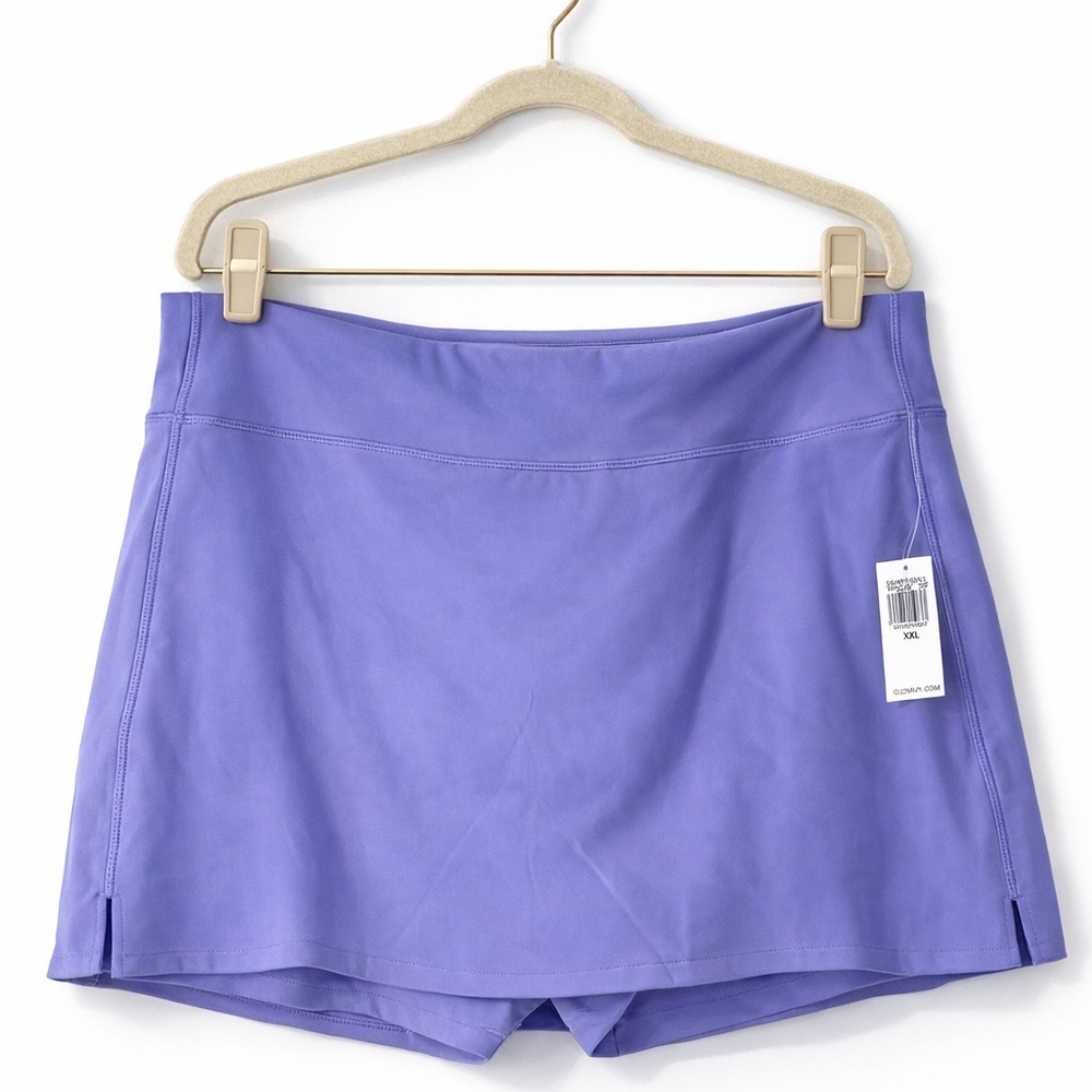 NWT Athletic Skirt Old Navy XXL High Rise Skort Purple PowerSoft